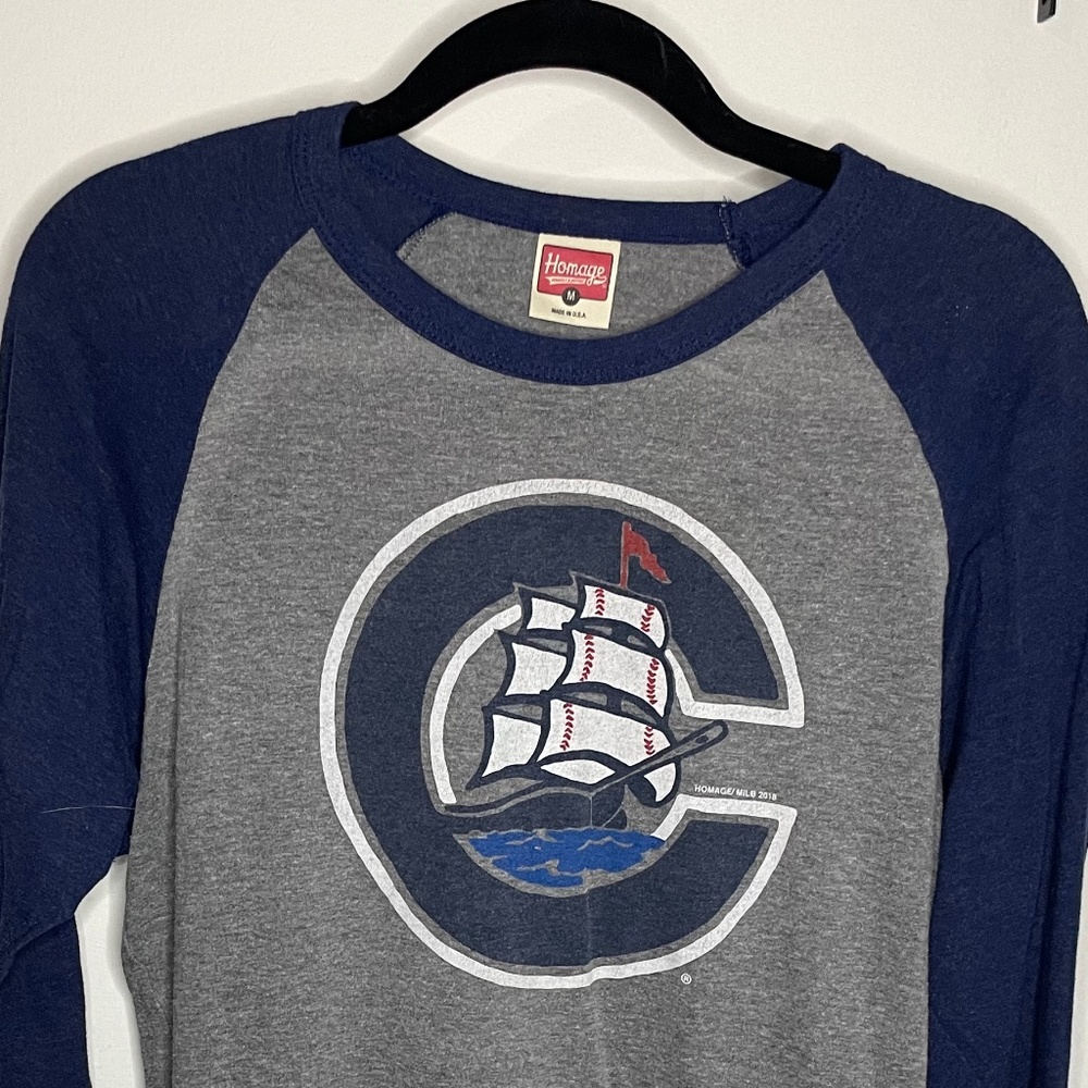 Homage brand Columbus Clippers Baseball Tee size M